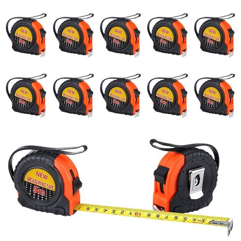 12 Pieces Tape Measure 16 ft Retractable Measuring Tape Measure Small Measure Tape with Fractions Marked Easy Read Measuring Tape Bulk Set for Engineer Contractors in Saudi Arabia