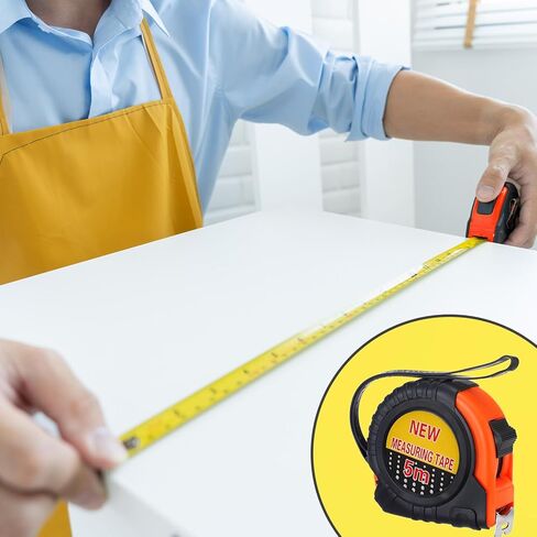 12 Pieces Tape Measure 16 ft Retractable Measuring Tape Measure Small Measure Tape with Fractions Marked Easy Read Measuring Tape Bulk Set for Engineer Contractors in Saudi Arabia