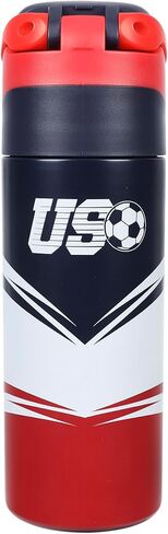 Bioworld US Soccer Logo Tribal Crest زجاجة مياه زرقاء من الفولاذ المقاوم للصدأ سعة 24 أونصة in Saudi Arabia