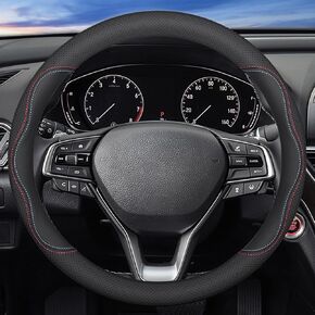 Car Steering Wheel Cover for Honda Civic Accord CRV HRV Pilot Passport Odyssey Element Insight Fit Ridgeline Clarity City LX EX EXL Si Hatchback Sport Hybrid Touring Accessories, 2024 Color (M)