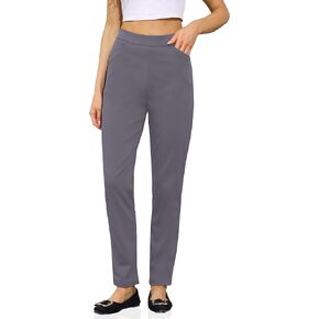 Soojun Women's Comfy Ultra Stretch Pull On Ankle Pant