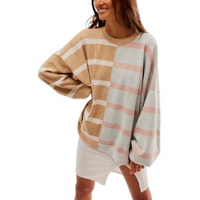 Free People Women's Uptown Stripe Pullover in Kuwait