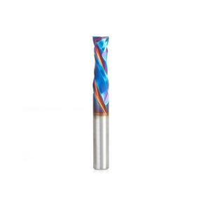 Amana Tool Spektra Extreme Tool Life Coated Solid Carbide CNC Compression Spiral Router Bit, 46704-K, 3/8 D x 1-1/4 CH x 3/8 Shank x 3 Inch Long 2 Flute