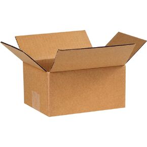 BOX USA Shipping Boxes Small 8"L x 6"W x 4"H, 250-Pack | Corrugated Cardboard Box for Packing, Moving and Storage