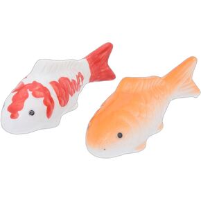 Set of 2 Creative Co-Op 4" Assorted Koi Fish Floatable Figurines