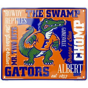 Hangtime University of Florida - Florida Gators 12 x 14 inch Fan Cloud Sign