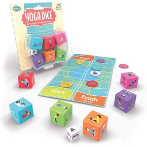 ThinkFun Yoga Dice Game for Boys and Girls Ages 6 and Up - Learn Yoga With a Game