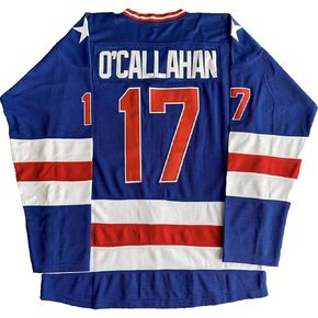 Hockey Jersey of USA 1980 Olympic Team Ice Hockey Jerseys Stitched Letters and Numbers S-XXXL