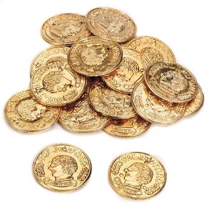 Plastic Gold Coins