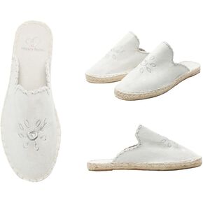 أحذية Happy Trunks Mules للنساء سهلة الارتداء أحذية مسطحة مريحة بدون ظهر/أحذية قماشية للنساء/Alpargatas para Mujer/أحذية صيفية للنساء