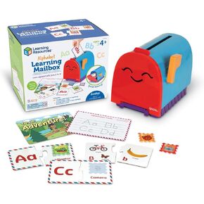 Learning Resources Alphabet Learning Mailbox, 62 Pieces, Ages 4+, Preschool Toys, Preschool Learning Activities, Kindergarten Toys