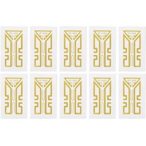 ASHATA 10Pcs Cell Phone Signal Booster Sticker, Mobile Phone/Walkie Talkies/Buzzers Signal Enhancement Sticker for Outdoor Camping Elevators Tunnels and Mountains