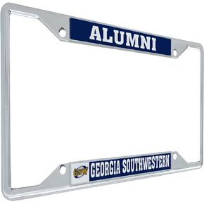 إطار لوحة ترخيص معدني من Desert Cactus Georgia Southern University GSU Eagles للأمام أو الخلف للسيارة مرخص رسميًا (الخريجين)
