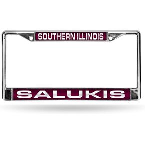 Rico Industries NCAA Unisex Laser Cut Inlaid Standard Chrome License Plate Frame