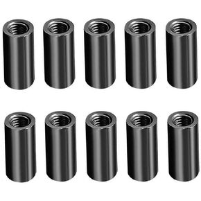Black Female Threaded Round Aluminum Spacers, Aluminum Spacer Posts M3 x 50mm PCB Posts for Drone Quadcopters, DIY Models, RC Planes and Circuit Boards, Pack of 10 in Kuwait