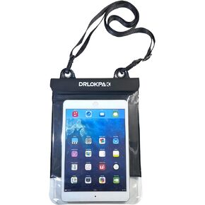 DRLOKPAK Waterproof eReader Case Cover Tablet Holder Floating Dry Bag Pouch for Kindle Paper White Oasis Fire 7 HD 8 Nook HD 9 Kobo Libra 2 Ipad Mini Tab 7 Nexus 7