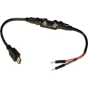 SimpleUSBCable 12V to MiniUSB Two-Prong Universal Dashcam Adapter
