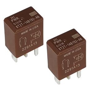 2Pcs 8T2T-14B192-AB 12VDC 30A Automotive Relay SPST 4Pins