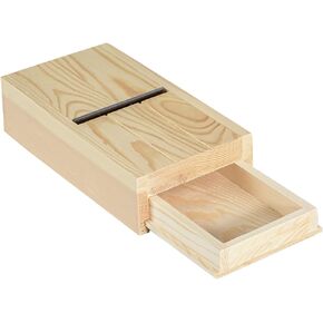 Soap Planer Cutter Wooden Soap Beveler Planer Trimming Shaving Drawer Box for Handmade DIY Craft Soaps Making (WOOD)