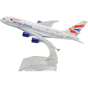 TANG DYNASTY(TM) 1:400 16cm Air Bus A380 British Airways Metal Airplane Model Plane Toy Plane Model