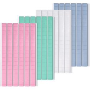 408 قطعة من الملصقات اللاصقة المعجون اللزج، معجون لاصق قابل للإزالة، جدار متعدد الأغراض قابل لإعادة الاستخدام، معجون يدوي الصنع لتعليق الصور وفن الأظافر والحرف اللزجة (أزرق، أخضر، وردي، أبيض) in Kuwait