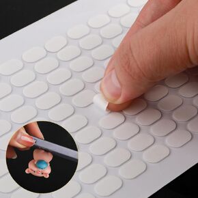 500pcs Double Sided Adhesive Sticky Dots, Clear Removable Transparent Mounting Glue Tape for Wall Hanging Poster Pictures Balloons Crafts