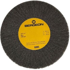 Bergeon 6085-E3 Circular Abrasive Brush, Carbon Silicide, Extra fine for Metal Grinding Tool