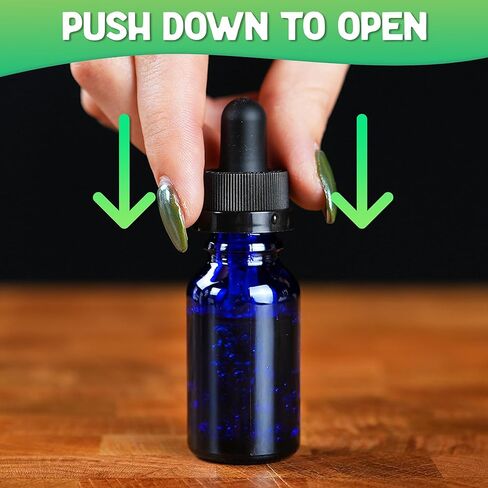 12 زجاجة فارغة من الزجاج الأزرق بسعة 5 أونصة مع قطارة - زجاجة زجاجية سعة 15 مل مع قطارة - زجاجات صغيرة ممتازة للسوائل مثالية كقطرات للزيوت وكزجاجة قطارة للعين in Kuwait