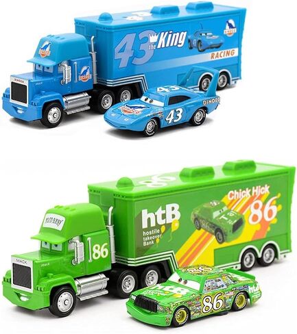 Movie Car Die-cast Vehicles Toys Set for Boy Gifts (Blue) in Saudi Arabia