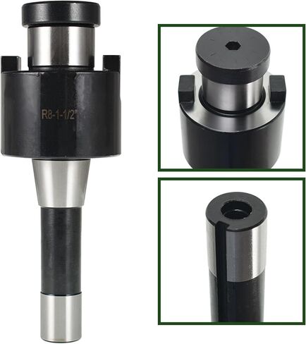 R8 3/4 Inch Taper Shank Sleeve Milling Cutter Shank with 7/16 Inch - 20 Drawbar Thread Pull Tail Wire R8 Milling Machine Arbor Fit for Milling Machine in Saudi Arabia