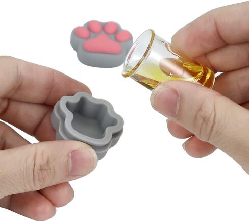 مجموعة حاويات الشمع السيليكون 6 قطع 3 مل حاويات مركزة لمخالب القطط حاويات سيليكون غير لاصقة للشمع in Kuwait