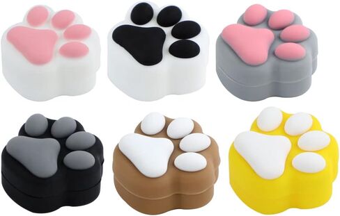 مجموعة حاويات الشمع السيليكون 6 قطع 3 مل حاويات مركزة لمخالب القطط حاويات سيليكون غير لاصقة للشمع in Kuwait