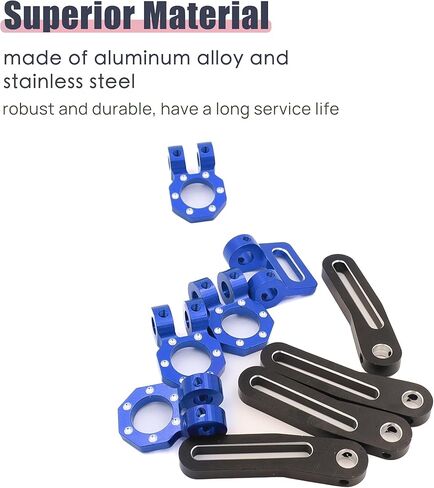 مصد أمامي خلفي قابل للتعديل بمقياس 1/10، مجموعة مصدات معدنية مع حزام ونش حركي 23 بوصة لسيارة TRX4 TRX6 المحورية SCX10 Element Enduro Gen7 Gen8 1/10 RC الزاحف (أحمر) in Kuwait