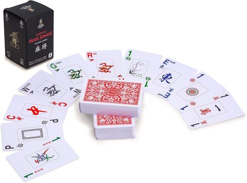 أوراق لعب Yellow Mountain Imports American Mah Jongg (Mahjong) - مجموعة 178 بطاقة in Kuwait