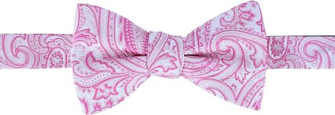 Trafalgar Men's Sobee Paisley Silk Bow Tie in Saudi Arabia