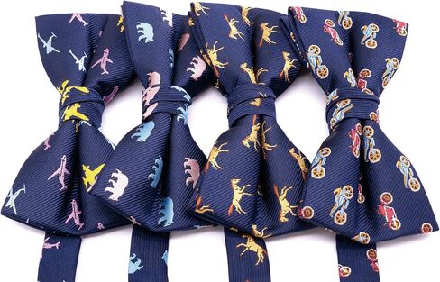 Men's Bow Tie Quantity Packs,Pre-Tied Adjustable Bow Ties For Men（4&5&6 Pcs 4Pcs-E in Saudi Arabia