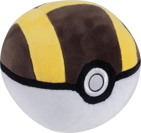 Pokemon 5" Poké Ball Plush 4-Pack - Includes Pokeball, Great, Ultra, Master Ball - Officially Licensed - Quality Soft Stuffed Toy Balls with Weighted Bottom - Gift for Kids, Girls, Boys Fans in Saudi Arabia