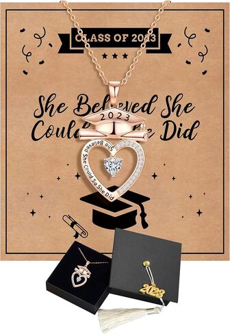 2024 Graduation Gifts for Her Compass Necklaces College Graduation Necklace for Her Middle High College School Graduate Gift for Girls Women Daughter Nieces Friends With Graduation Cap in Saudi Arabia