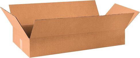 BOX USA 30x12x4 Corrugated Boxes, Large, 30L x 12W x 4H, Pack of 25 | Shipping, Packaging, Moving, Storage Box for Home or Business, Strong Wholesale Bulk Boxes in Saudi Arabia