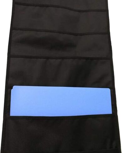 5 جيوب للتعليق على الحائط، منظم ملفات للمكتب أو المنزل أو المدرسة أو الاستوديو، منظم ملفات من القماش المتتالي مع شماعات للباب in Kuwait