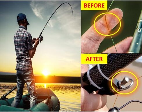 2 Pack Durable Cast Cannon Surf Sea River Fishing Trigger, Breakaway Bait Cannon Launcher, Thumb Button, Bionic Finger, Fixed Spool Casting Aid for Smooth Farther Casting in Saudi Arabia