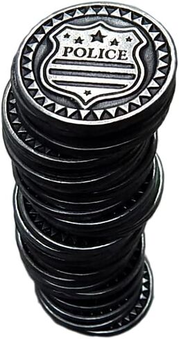 Bulk Set of 30 Police Token Coins in Saudi Arabia