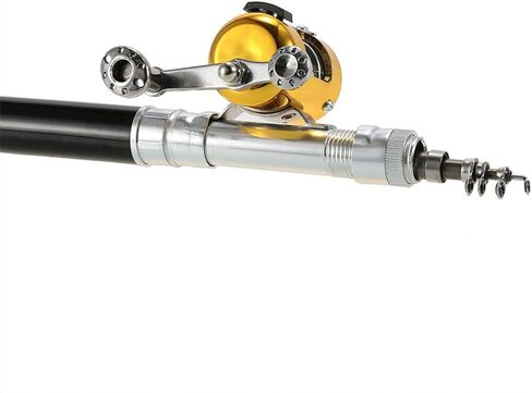 Fishing Rod Reel Combo Set Mini Telescopic Portable Pocket Pen Fishing Rod Pole Reel Lures Baits Jig Hooks Kits Type A+P in Saudi Arabia