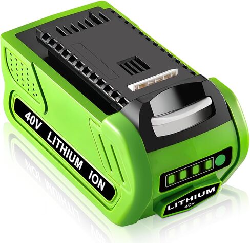 بطارية ليثيوم 6.0 أمبير 40 فولت 29462 29472 بديلة لبطارية Greenworks 40V متوافقة مع أدوات الطاقة Greenworks 40V G-MAX 29252 20202 22262 25312 25322 20642 22272 27062 21242 in Kuwait
