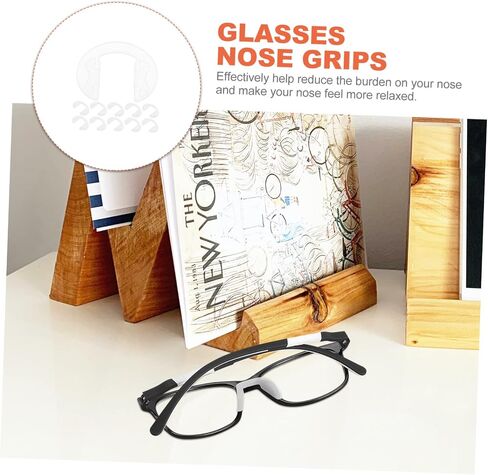10pcs Silicone Glasses Nose Pads Silicone Nose Pads for Eyeglasses Nerd Wax Glasses Nose Mat Glasses Nose Grips Eyeglass Nose Pads Reusable Nose Cassette Glasses Frames in Saudi Arabia