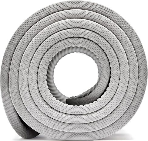 adidas 10mm Extra Thick Training Mat with Carrying Strap and Non-Slip Textured Base - Cushioned Workout Mat for Home Gym, Floor Workouts, and Intense Exercises - Portable and Durable - Grey in Saudi Arabia