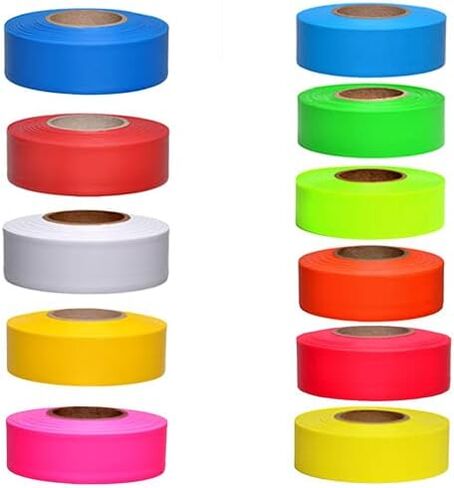 Flagging Tape - Red - 1 3/16 inch x 300' Roll in Saudi Arabia