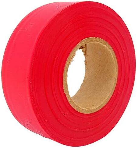 Flagging Tape - Red - 1 3/16 inch x 300' Roll in Saudi Arabia