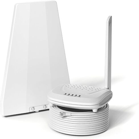 5-Band Cell Phone Booster for Home 3G 4G LTE 5G-band12/17/13/5/2/25/4/66 Compatible with All U.S Carriers - High Gain Antenna Cell Signal Booster Supports Up to 1,500 sq ft in Saudi Arabia