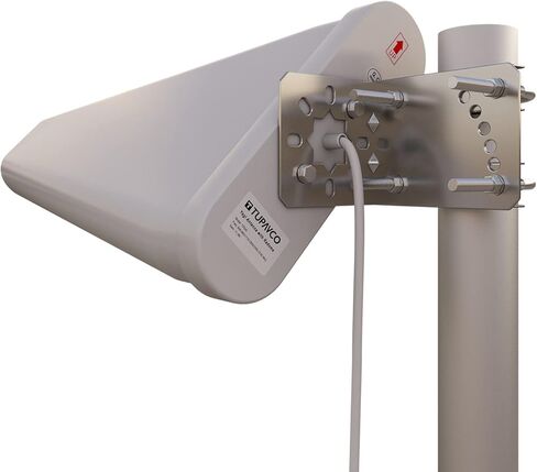Tupavco TP545 Yagi هوائي السقف الاتجاهي 3G/4G/LTE واسع النطاق 11dBi 806 ميجا هرتز إلى 2.7 جيجا هرتز نطاق 2FT كابل مع 2FT SMA كابل ذكر إلى محول TS-9 - سجل إشارة الهاتف الخليوي الخلوي الدوري in Kuwait
